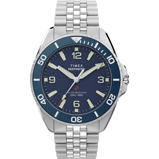 Deepwater Men Quartz Blue Dial Analog Stainless Steel Watch TW2Y64600IK