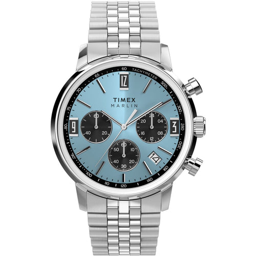 Timex Round 40mm Blue Dial Analog Men Watch - TW2Y66500UJ