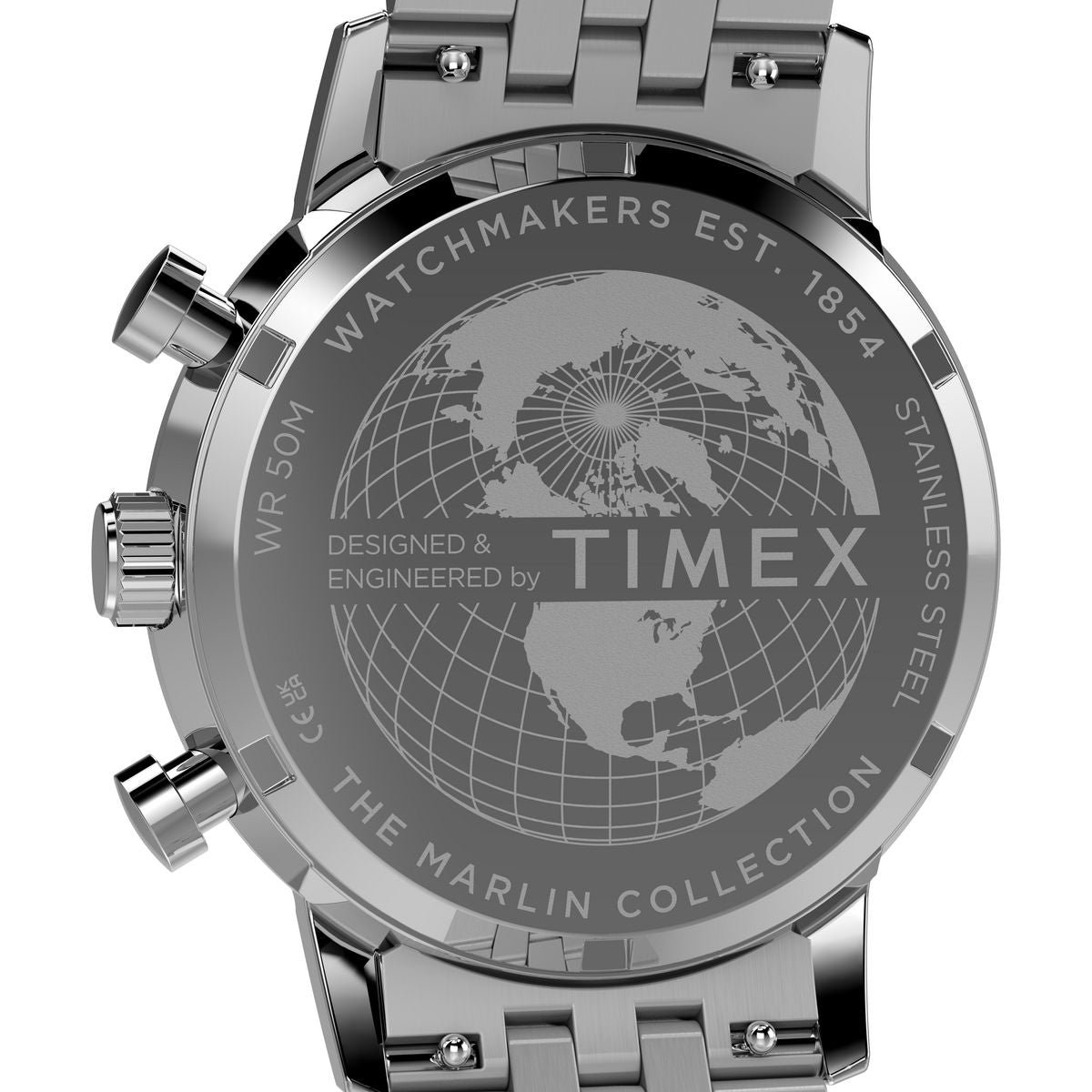 Timex Round 40mm Blue Dial Analog Men Watch - TW2Y66500UJ