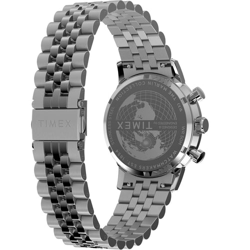 Timex Round 40mm Blue Dial Analog Men Watch - TW2Y66500UJ