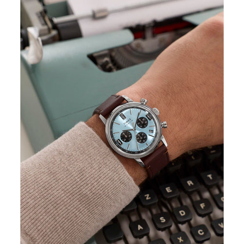 Timex Round 40mm Blue Dial Analog Men Watch - TW2Y66600UJ