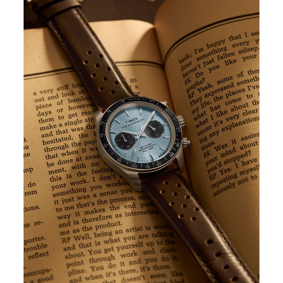 Timex Waterbury Round 39mm Blue Dial Analog Men Watch - TW2Y70600IK