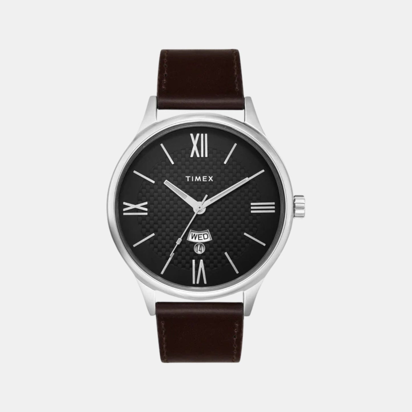 Fashion Men Quartz Dial Analog Leather Watch TWEG18426