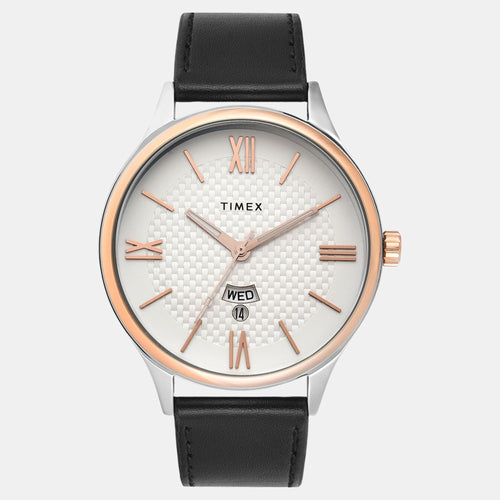 Fashion Men Quartz Dial Analog Leather Watch TWEG18427