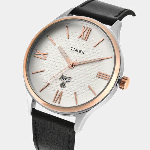 Fashion Men Quartz Dial Analog Leather Watch TWEG18427