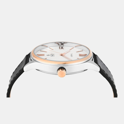 Fashion Men Quartz Dial Analog Leather Watch TWEG18427