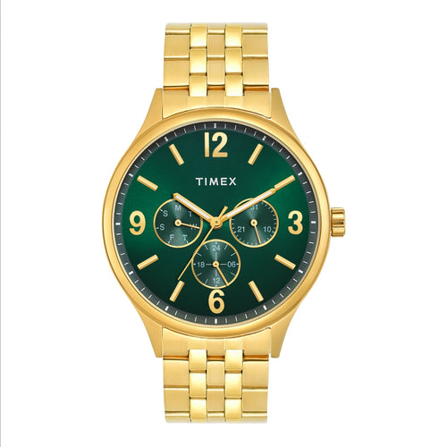 TIMEX Green Round Dial Analog mens watches - TWEG18440