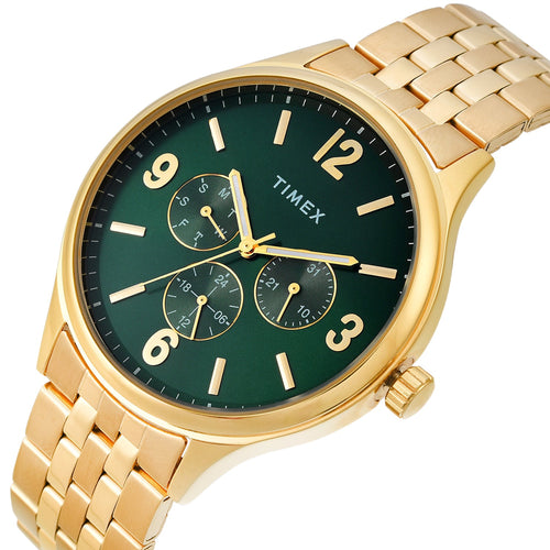 TIMEX Green Round Dial Analog mens watches - TWEG18440