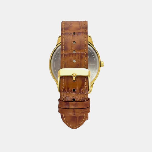 Trendline Men Quartz Dial Multi-Function Leather Watch TWEG18521