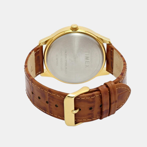 Trendline Men Quartz Dial Multi-Function Leather Watch TWEG18521