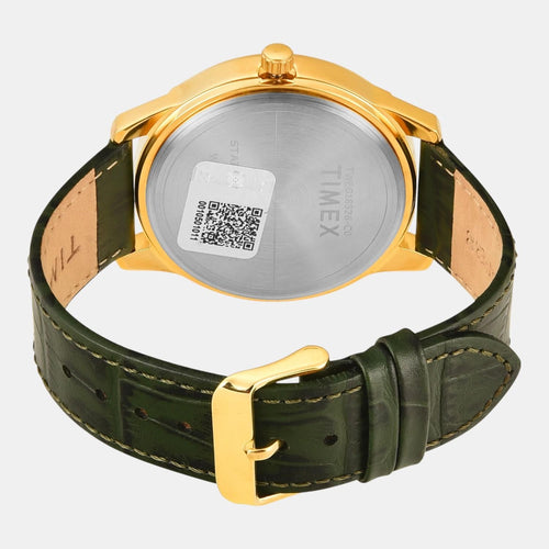 Trendline Men Quartz Dial Multi-Function Leather Watch TWEG18526