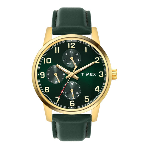 TIMEX Green Round Dial Analog mens watches - TWEG18907