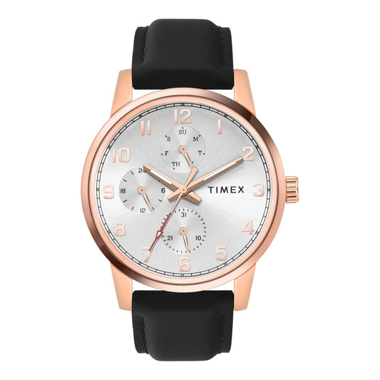 TIMEX Silver Tone Round Dial Analog mens watches - TWEG18908