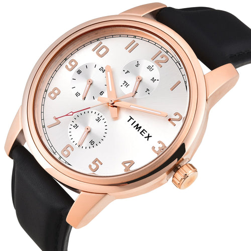 TIMEX Silver Tone Round Dial Analog mens watches - TWEG18908