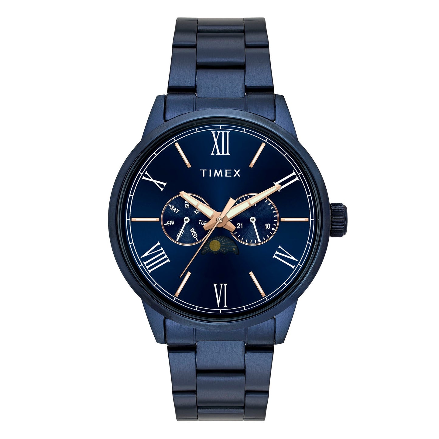 TIMEX Blue Round Dial Analog mens watches - TWEG19946