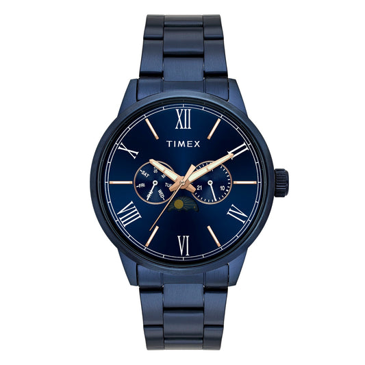 TIMEX Blue Round Dial Analog mens watches - TWEG19946