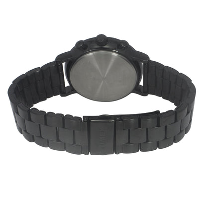 Timex Fashion Men's Black Dial Round Case Multifunction Function Watch -TWEG20011