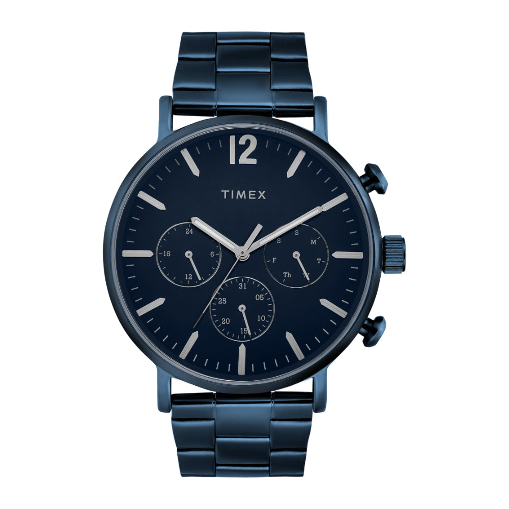Timex Men Blue Round Multifunction Dial Watch- TWEG20028