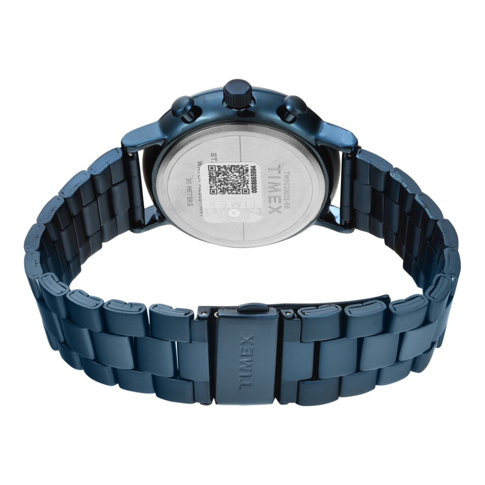 Timex Men Blue Round Multifunction Dial Watch- TWEG20028
