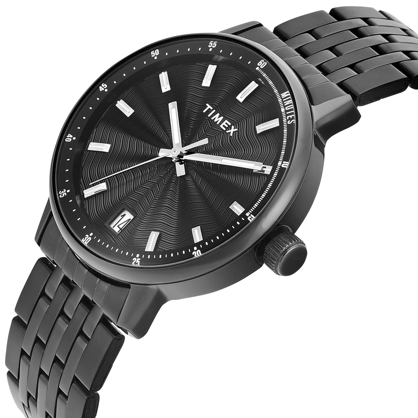 Timex Trendline Round 41mm Black Dial Analog Men Watch - TWEG25410