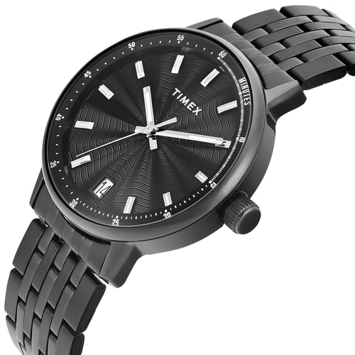 Timex Trendline Round 41mm Black Dial Analog Men Watch - TWEG25410