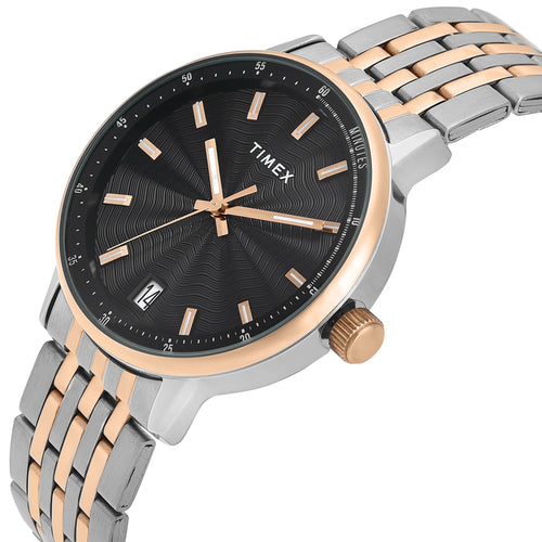 Timex Trendline Round 41mm Black Dial Analog Men Watch - TWEG25411