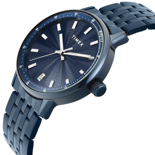 Timex Trendline Round 41mm Blue Dial Analog Men Watch - TWEG25412
