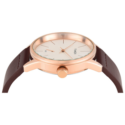 TIMEX Men Silver Round Dial Analog Watch - TWEG25505