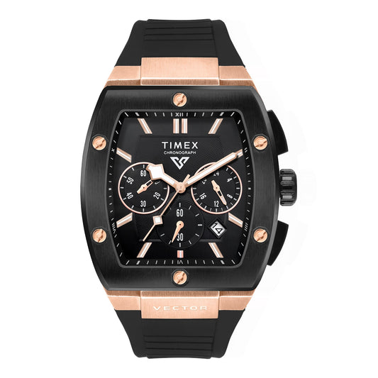 Vector Men Quartz Dial Chronograph Silicone Watch TWEG26201