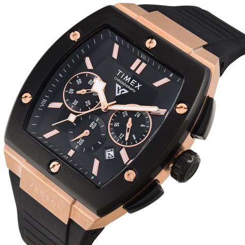 Vector Men Quartz Dial Chronograph Silicone Watch TWEG26201