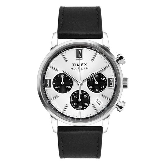 Marlin Men Quartz Champagne Dial Chronograph Leather Watch TWEG26709