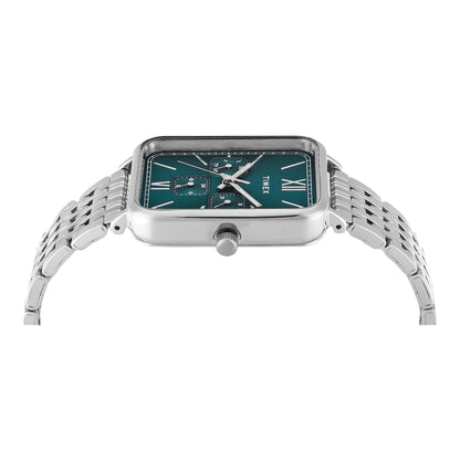 Timex Trendline Rectangle 30mm Teal Dial Analog Men Watch - TWEG34600