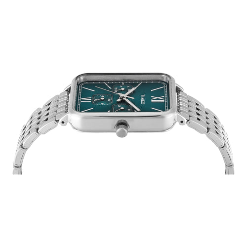 Timex Trendline Rectangle 30mm Teal Dial Analog Men Watch - TWEG34600