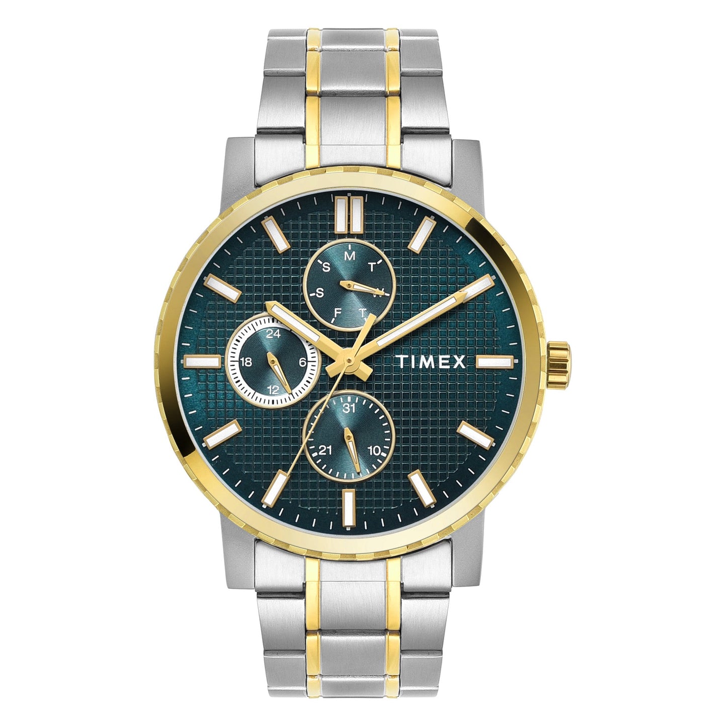 Timex Trendline Round 44mm Teal Dial Analog Men Watch - TWEG34701