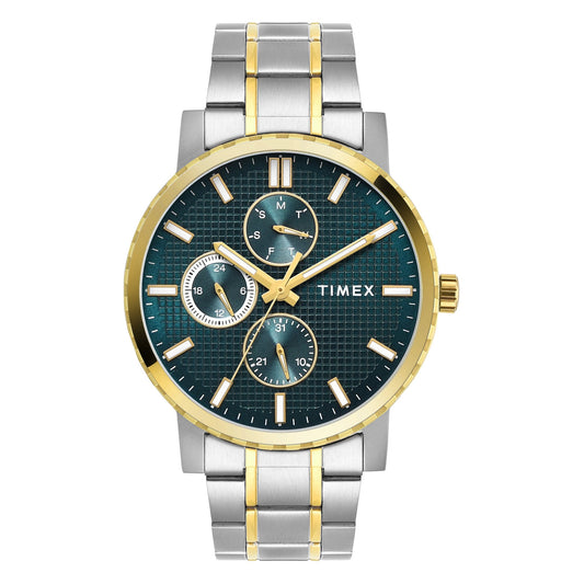 Timex Trendline Round 44mm Teal Dial Analog Men Watch - TWEG34701