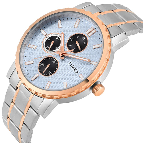 Timex Trendline Round 44mm Blue Dial Analog Men Watch - TWEG34702