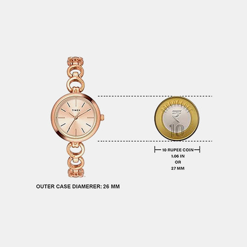 Trendline Women Quartz Dial Analog Brass Watch TWEL11434