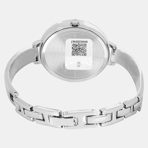 Women Quartz Blue Dial Analog Stainless Steel Watch TWEL12802