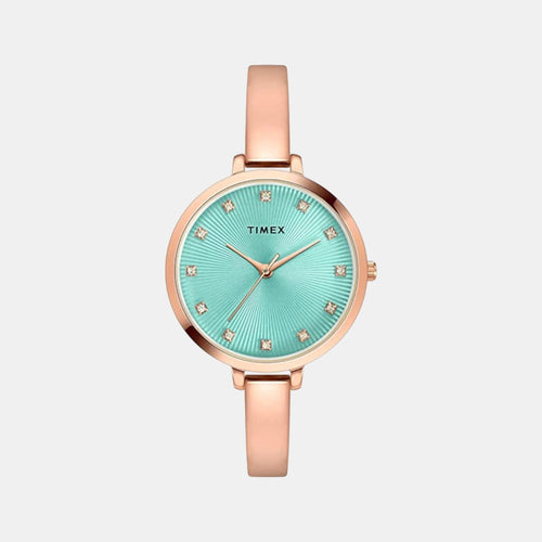 Fashion Women Quartz Dial Analog Brass Watch TWEL12822