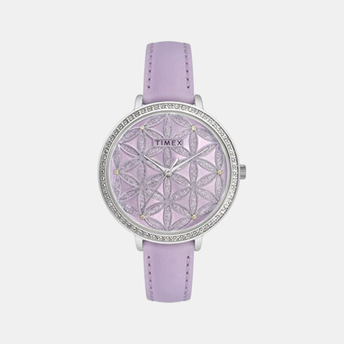 Fashion Women Quartz Dial Analog Leather Watch TWEL14706