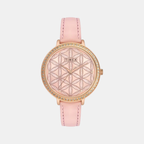 Fashion Women Quartz Dial Analog Leather Watch TWEL14707