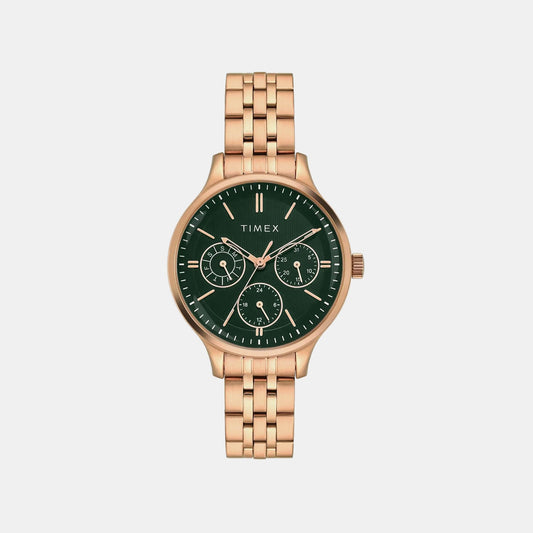 Trendline Women Quartz Dial Multi-Function Stainless Steel Watch TWEL14836
