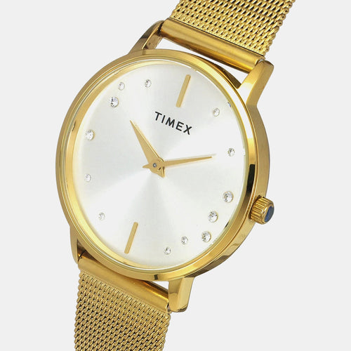Fashion Women Quartz Dial Analog Stainless Steel Watch TWEL15601