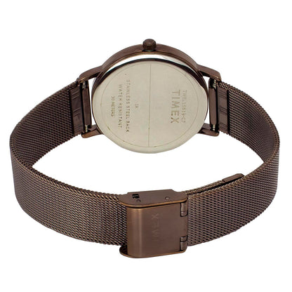 TIMEX Women Brown Round Dial Analog Watch - TWEL15619