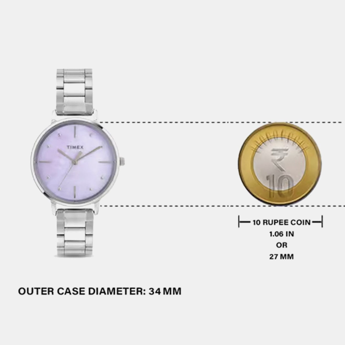 Classics Women Quartz Dial Analog Stainless Steel Watch TWEL15806