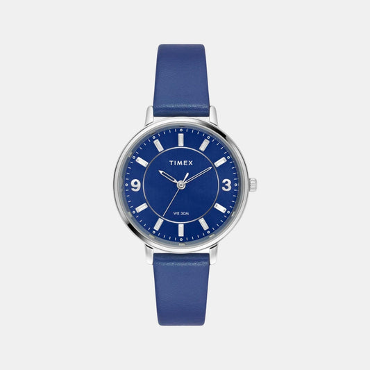 Classics Women Quartz Dial Analog Leather Watch TWEL15818