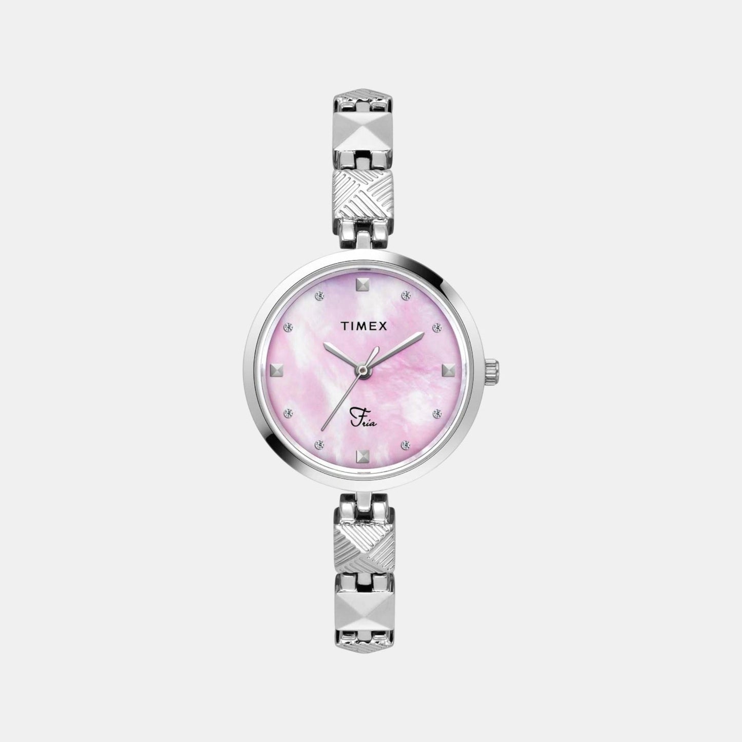 Fria Women Quartz Dial Analog Brass Watch TWEL18307