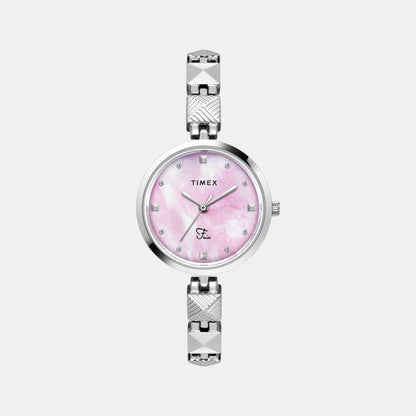 Fria Women Quartz Dial Analog Brass Watch TWEL18307