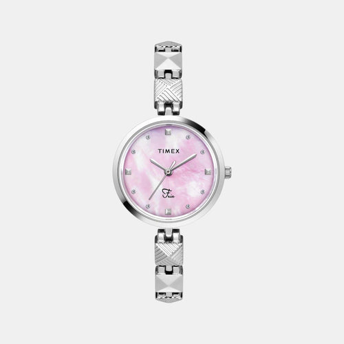 Fria Women Quartz Dial Analog Brass Watch TWEL18307