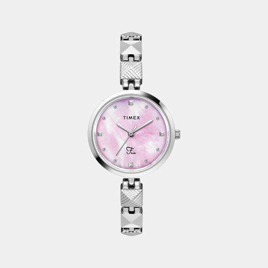Fria Women Quartz Dial Analog Brass Watch TWEL18307